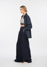Šukuotinės medvilnės kelnės su kišenėmis 176 cm. ūgiui "Diana Vapsve"