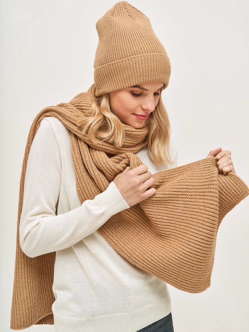Unisex šalikas su merino vilna